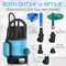 Serenelife 400W Submersible Pump Clean Dirty Water Powerful Utility Sump Pump Auto Float Switch, 16 ft. Cord SLBSMPMP50 - alternate 4